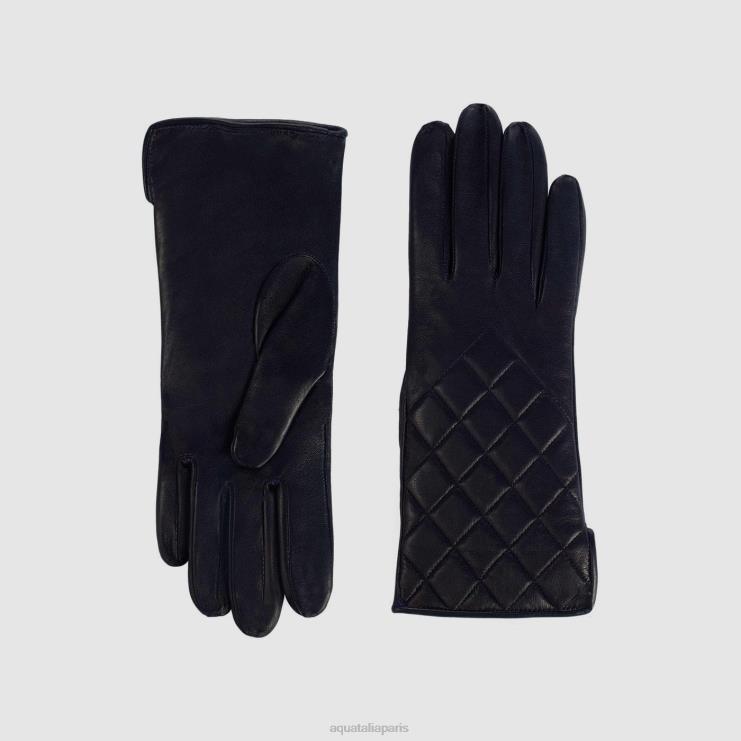 femmes Aquatalia marine gant matelassé accessoires J448H372