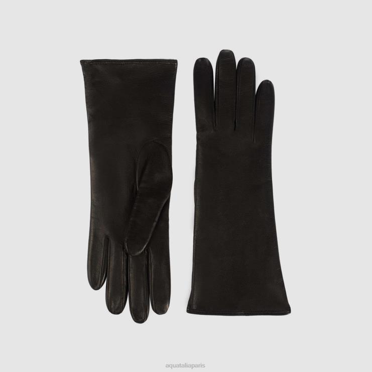 femmes Aquatalia noir gant lungo accessoires J448H371