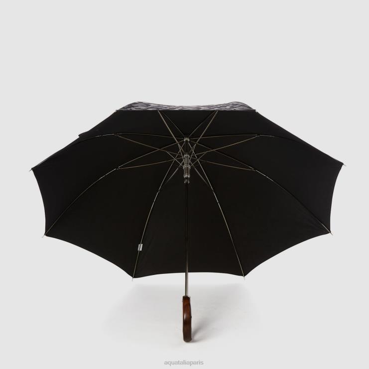 unisexe Aquatalia noir parapluie long camouflage accessoires J448H379