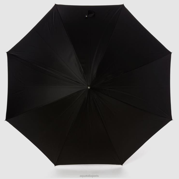 unisexe Aquatalia noir parapluie long mini chevron accessoires J448H383