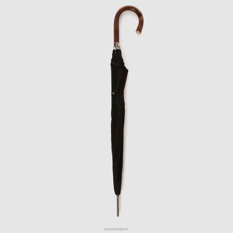 unisexe Aquatalia noir parapluie long mini chevron accessoires J448H383