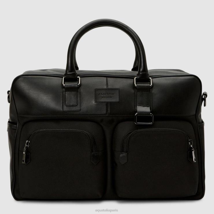 Hommes Aquatalia noir brian accessoires J448H385