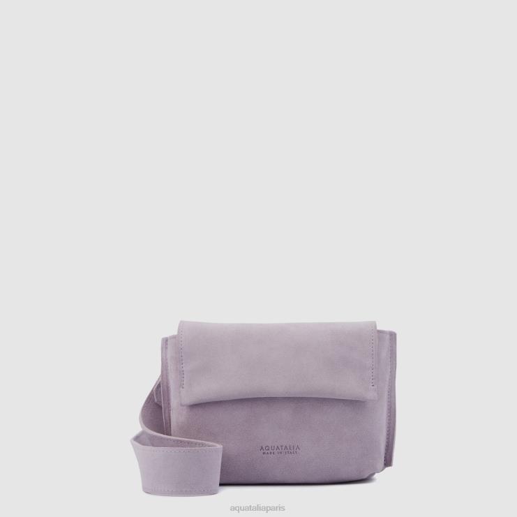 femmes Aquatalia gris mauve sac à bandoulière soho accessoires J448H333