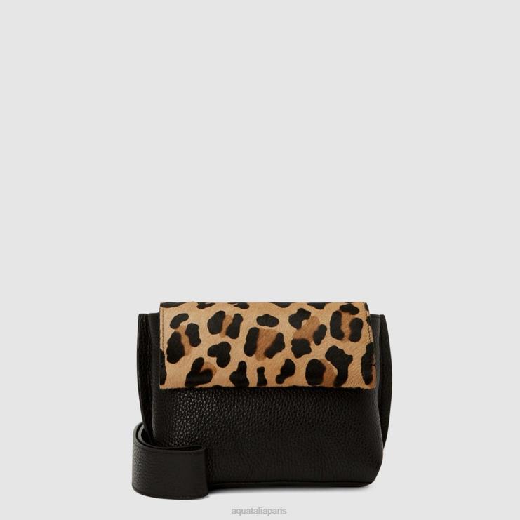 femmes Aquatalia léopard sac à bandoulière soho accessoires J448H358