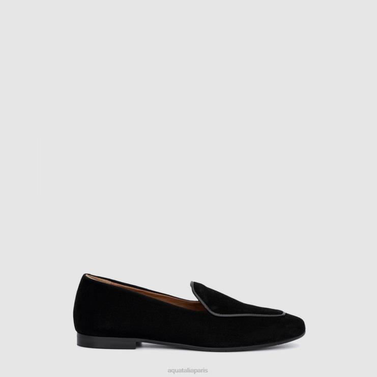 femmes Aquatalia noir calandre appartements J448H51