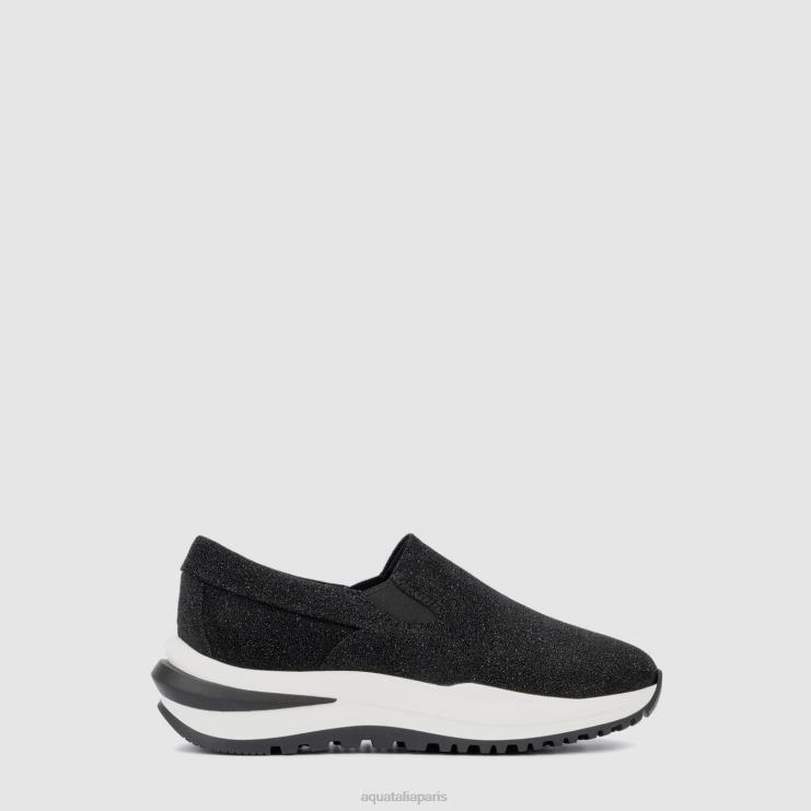 femmes Aquatalia noir léola baskets J448H159