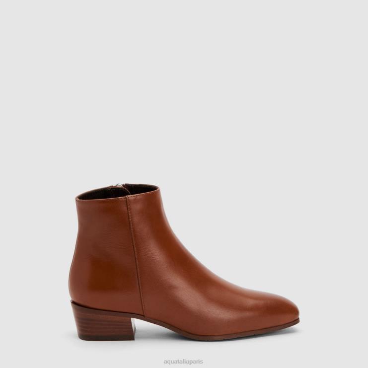 femmes Aquatalia Cognac Fuoco bottes J448H24