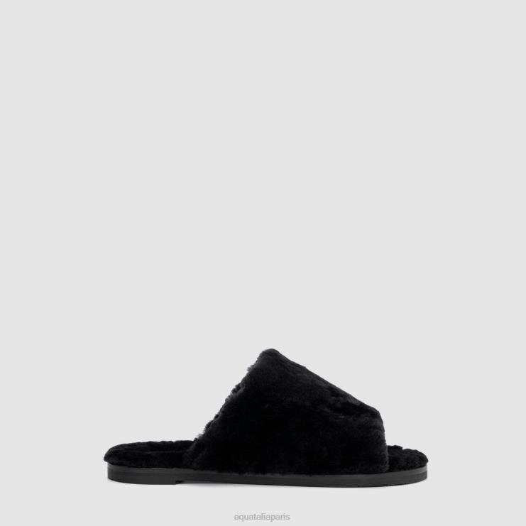 femmes Aquatalia noir ariane chaussons J448H170