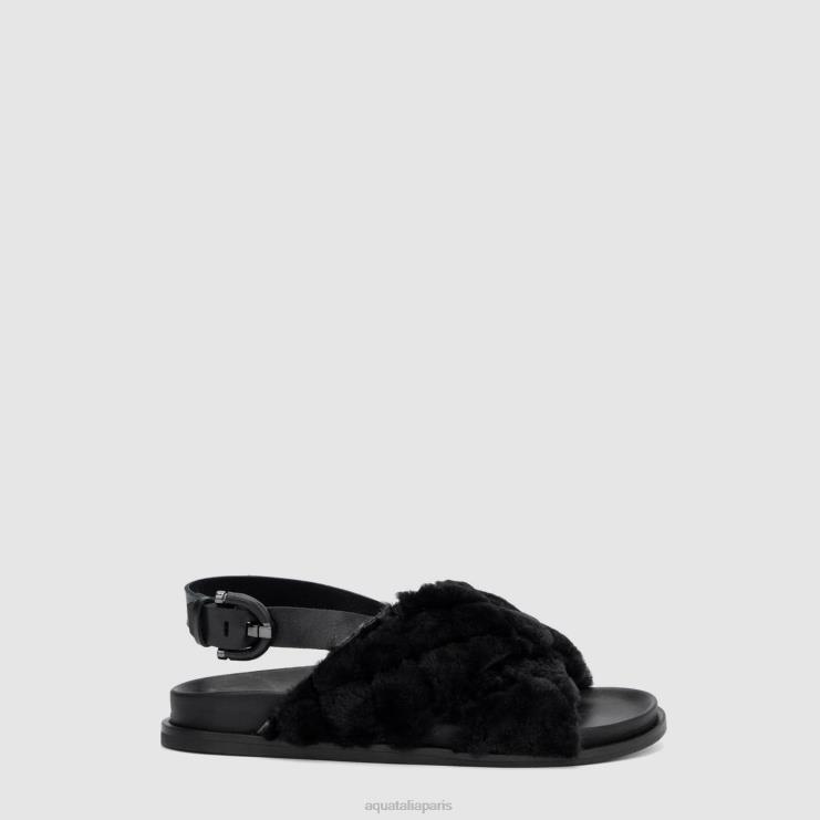 femmes Aquatalia noir ireena chaussons J448H175