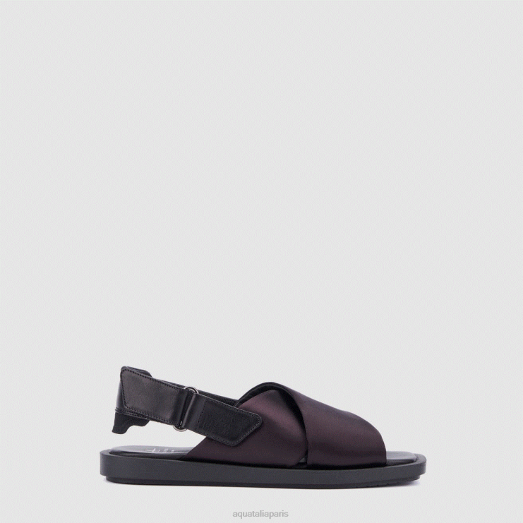 femmes Aquatalia aubergine foncée/noir Jolessa des sandales J448H185