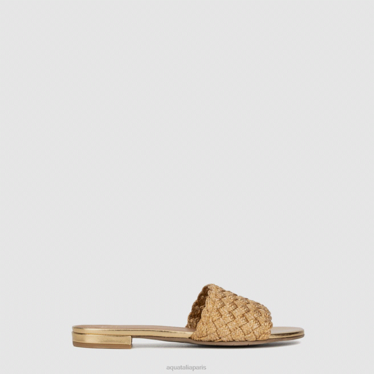 femmes Aquatalia naturel/or tatia des sandales J448H198