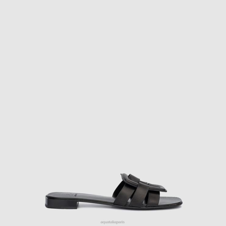 femmes Aquatalia noir Sabella des sandales J448H206