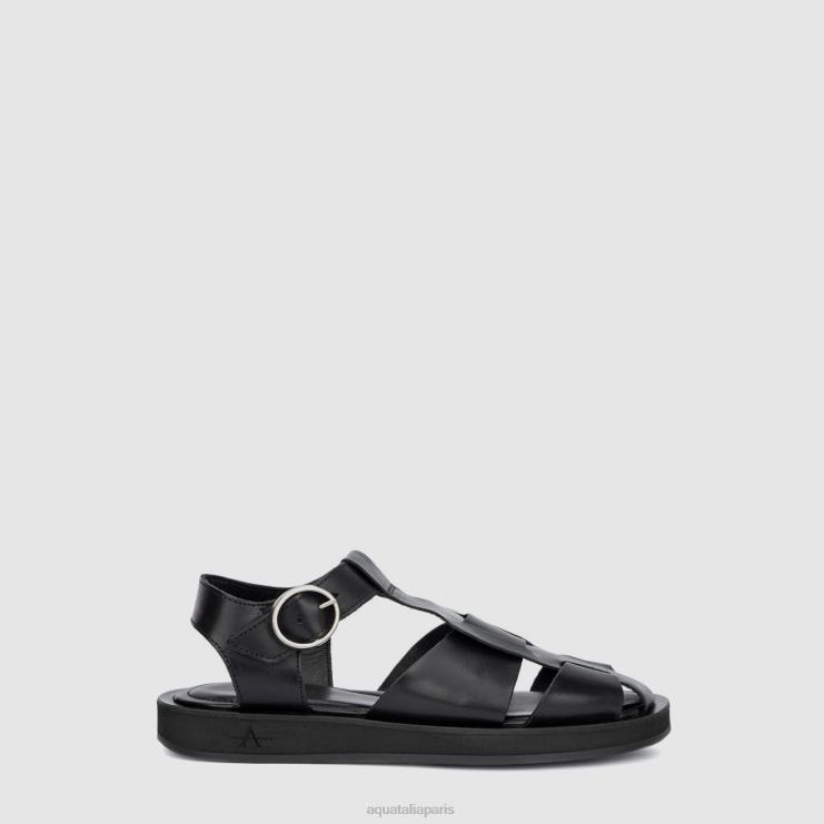 femmes Aquatalia noir ginata des sandales J448H190
