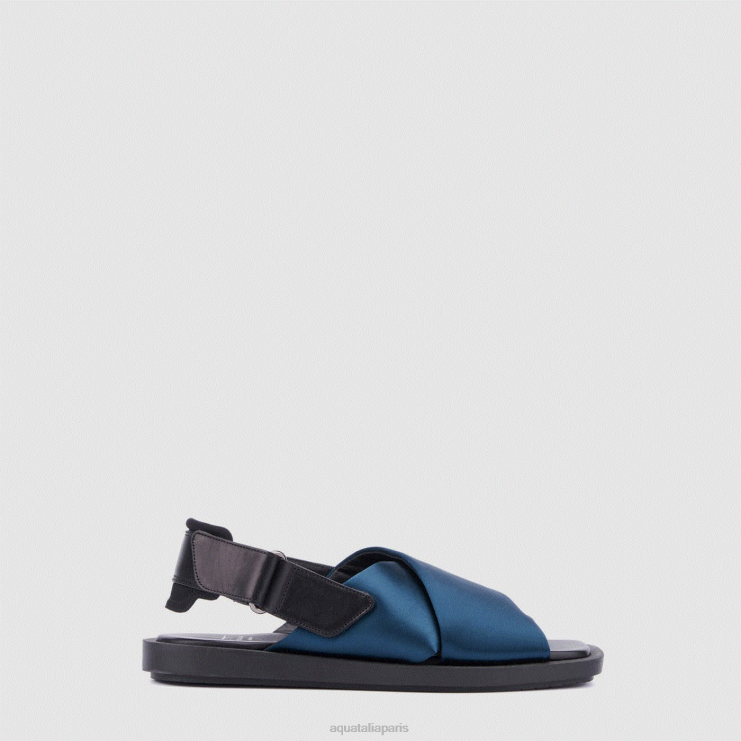 femmes Aquatalia turquoise foncé/noir Jolessa des sandales J448H187