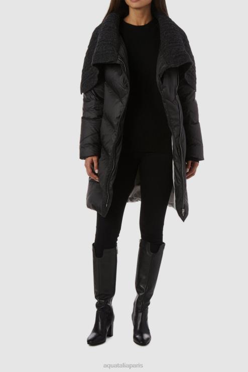 femmes Aquatalia noir sciarpe s'habille J448H283