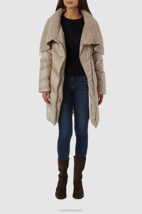 femmes Aquatalia taupe sciarpe s'habille J448H282