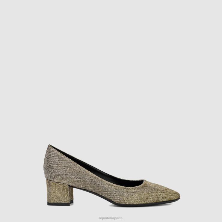 femmes Aquatalia argent Or pacha talons J448H132