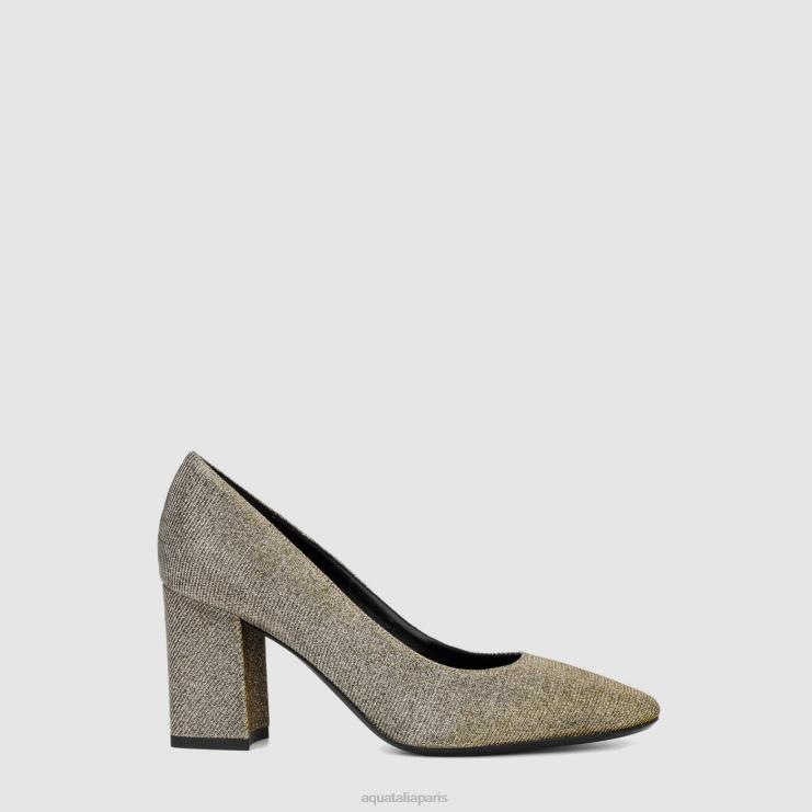 femmes Aquatalia argent Or pivoine talons J448H137