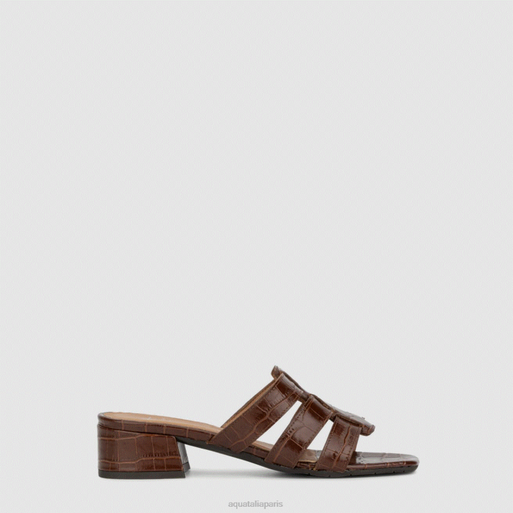 femmes Aquatalia brun harla talons J448H93