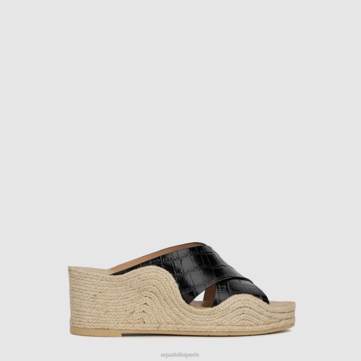 femmes Aquatalia noir Marina talons J448H100