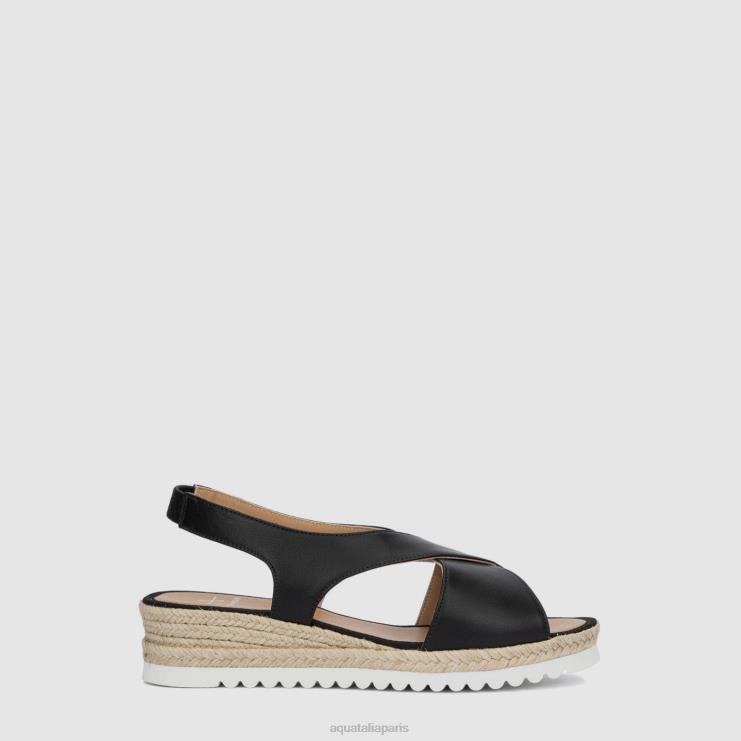 femmes Aquatalia noir adélina talons J448H82