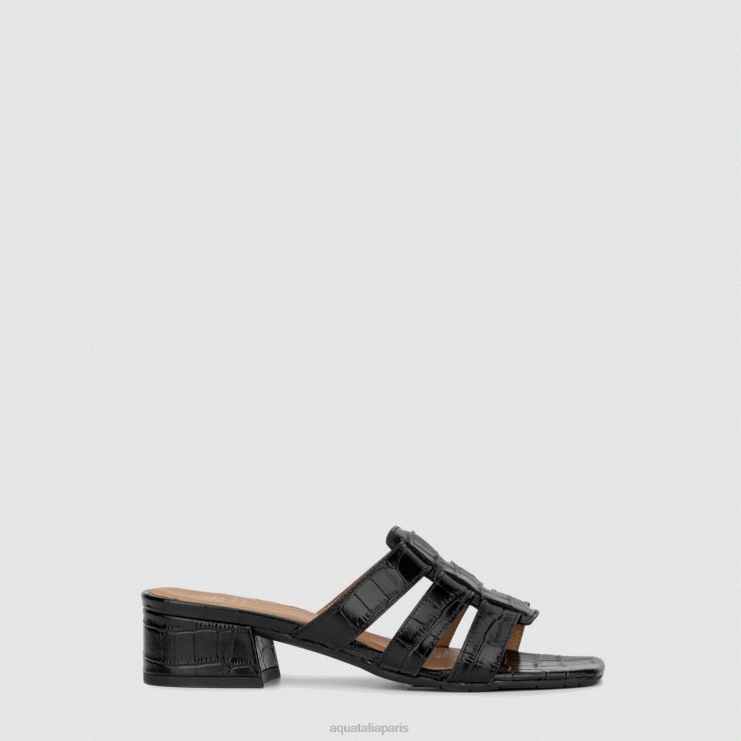 femmes Aquatalia noir harla talons J448H92