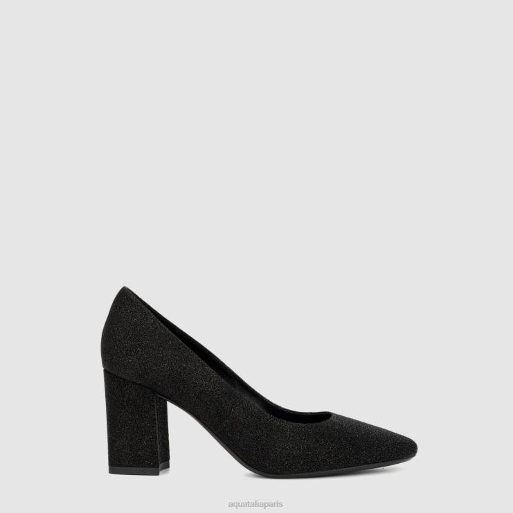 femmes Aquatalia noir pivoine talons J448H136
