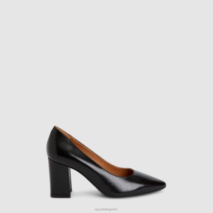 femmes Aquatalia noir pivoine talons J448H155