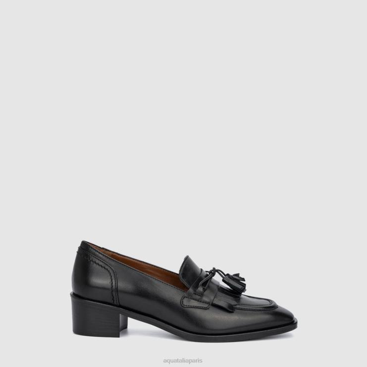 femmes Aquatalia noir roselle talons J448H73
