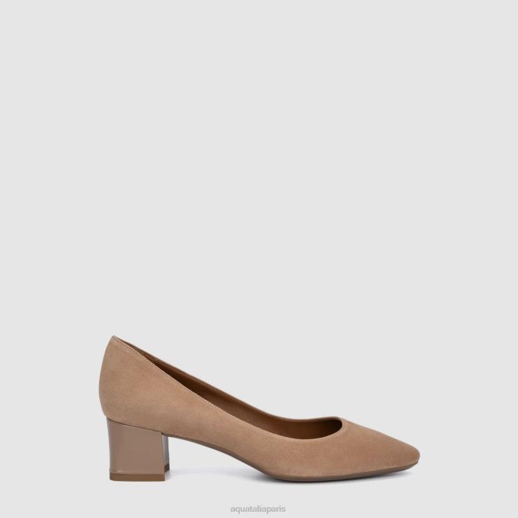 femmes Aquatalia taupe clair pacha talons J448H130