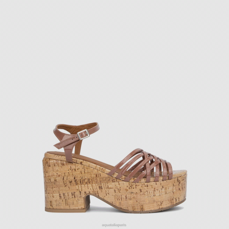 femmes Aquatalia terre cuite élène talons J448H89