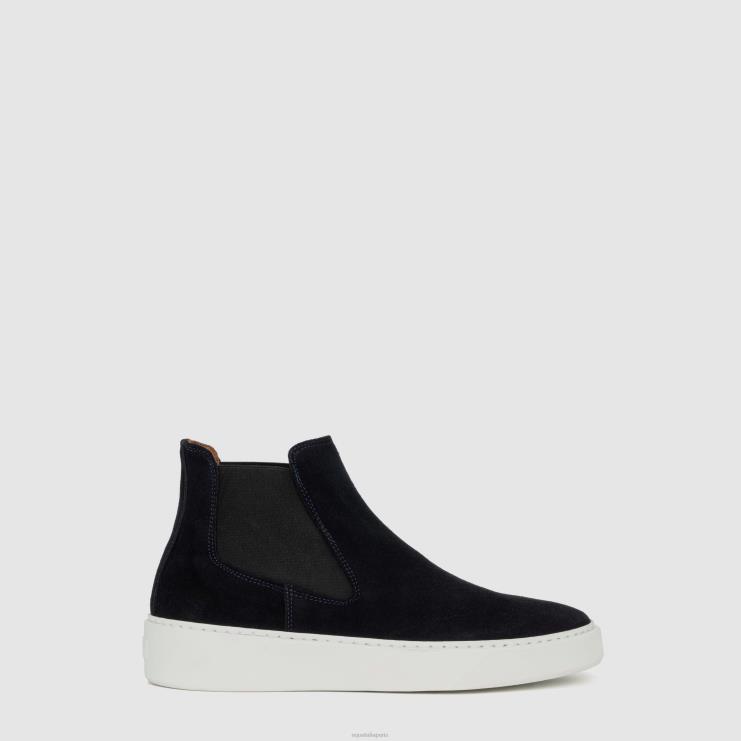 Hommes Aquatalia bleu foncé démario baskets J448H244