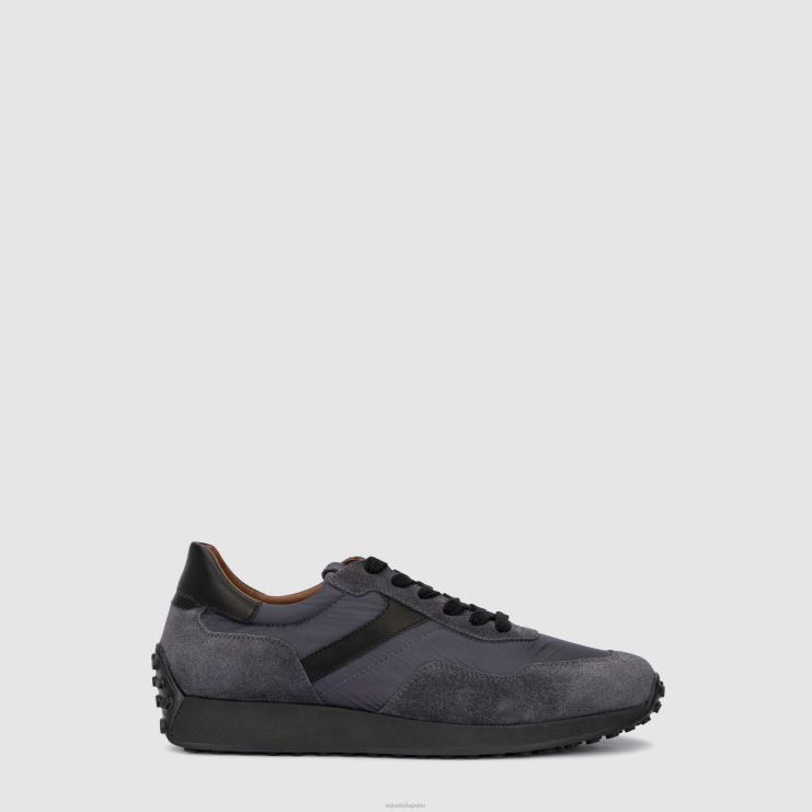 Hommes Aquatalia gris maurizio baskets J448H238