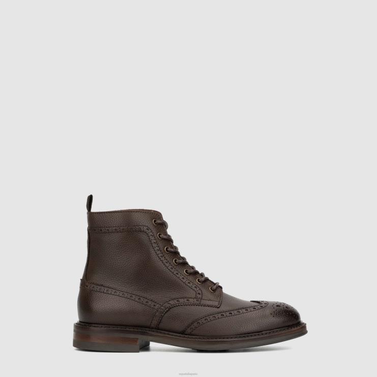 Hommes Aquatalia Cognac savino bottes J448H225