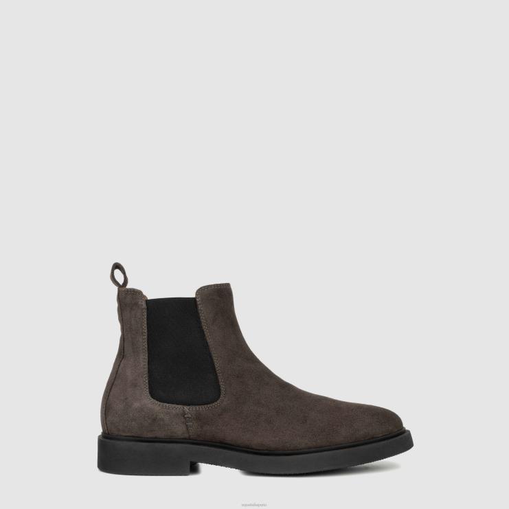 Hommes Aquatalia gris pietro bottes J448H219