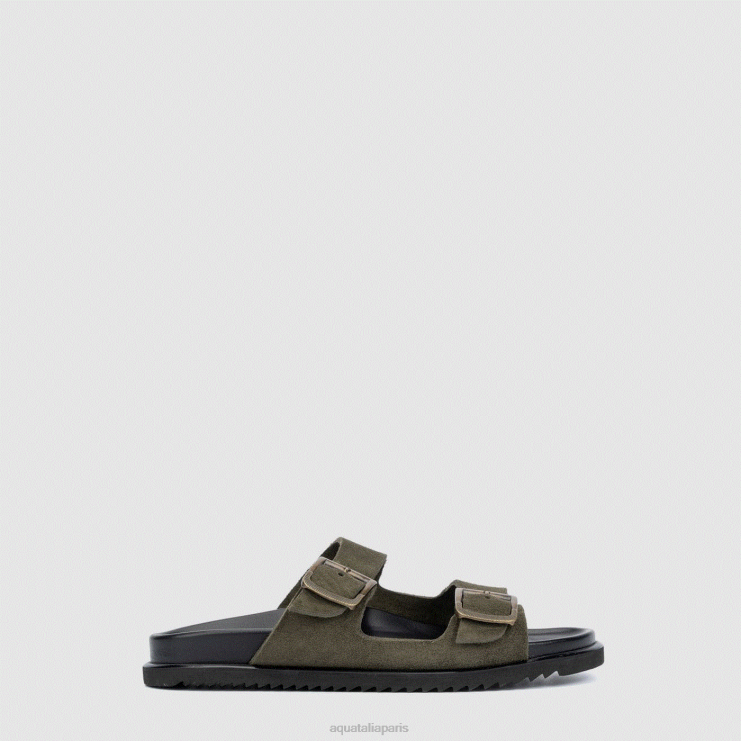 Hommes Aquatalia olive byron des sandales J448H252