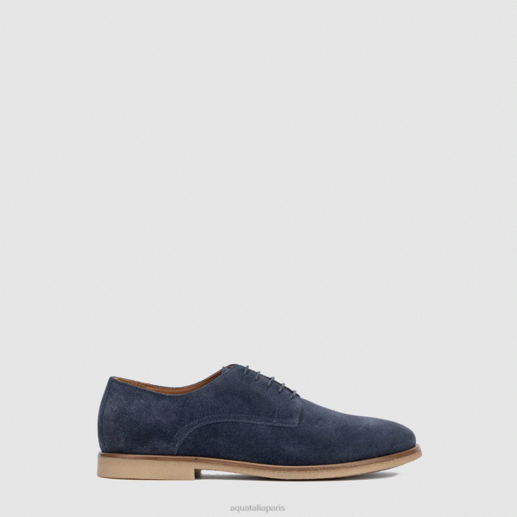 Hommes Aquatalia minuit silvio chaussures richelieus et mocassins J448H228