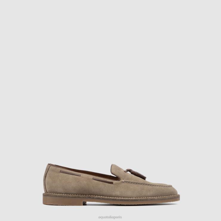 Hommes Aquatalia pavé/marron sandro chaussures richelieus et mocassins J448H227