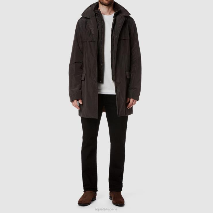 Hommes Aquatalia brun Lucques s'habille J448H308