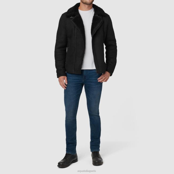 Hommes Aquatalia noir Logan s'habille J448H306