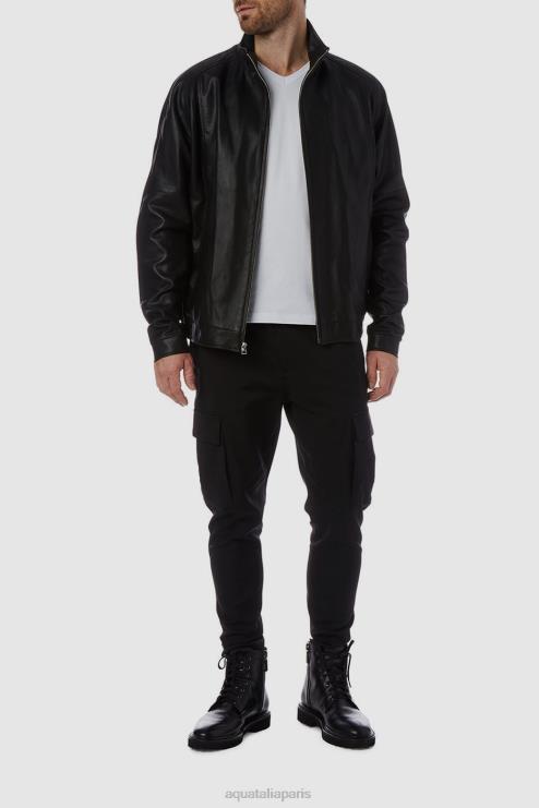 Hommes Aquatalia noir Tarente s'habille J448H316