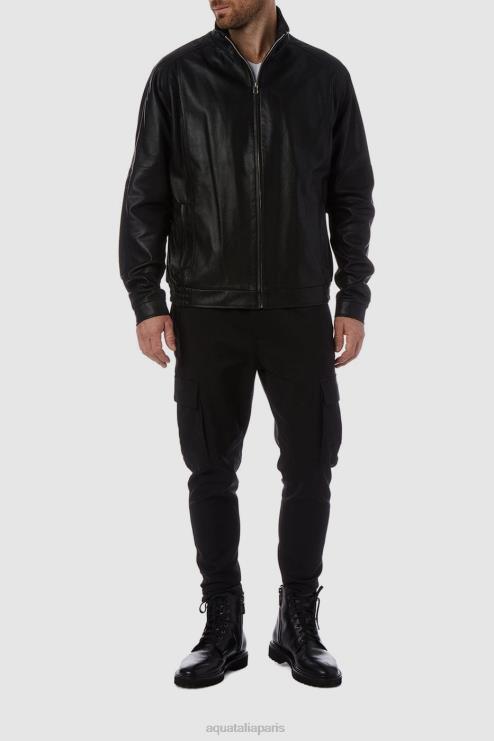 Hommes Aquatalia noir Tarente s'habille J448H316