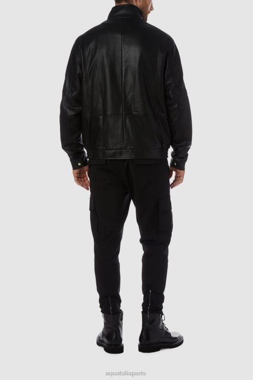 Hommes Aquatalia noir Tarente s'habille J448H316