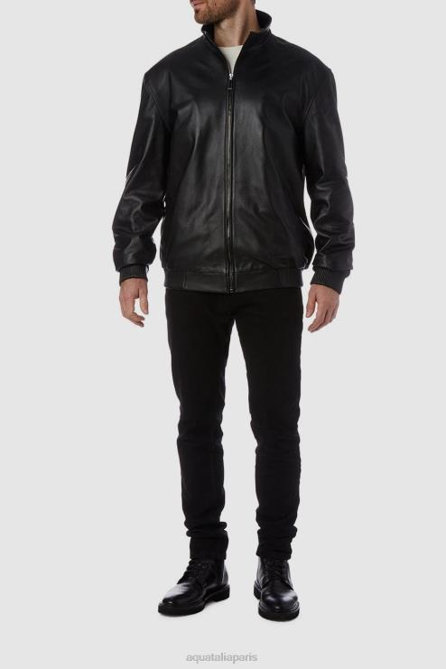 Hommes Aquatalia noir préto s'habille J448H313
