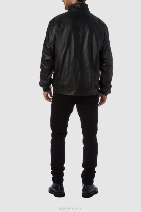 Hommes Aquatalia noir préto s'habille J448H313