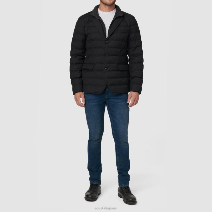 Hommes Aquatalia noir siviglia s'habille J448H314
