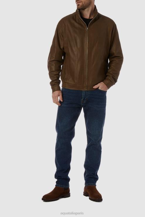 Hommes Aquatalia olive Tarente s'habille J448H317