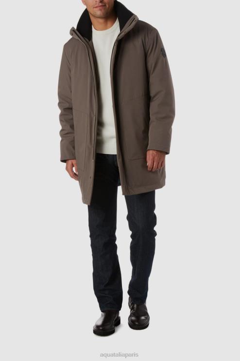Hommes Aquatalia taupe pablo s'habille J448H312