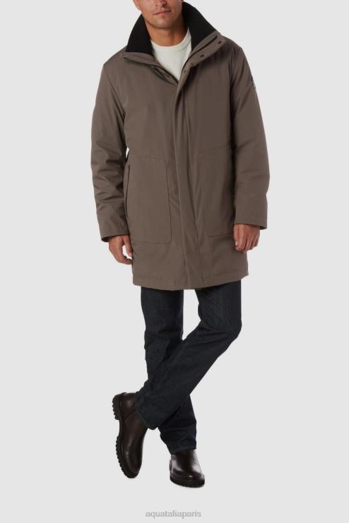 Hommes Aquatalia taupe pablo s'habille J448H312